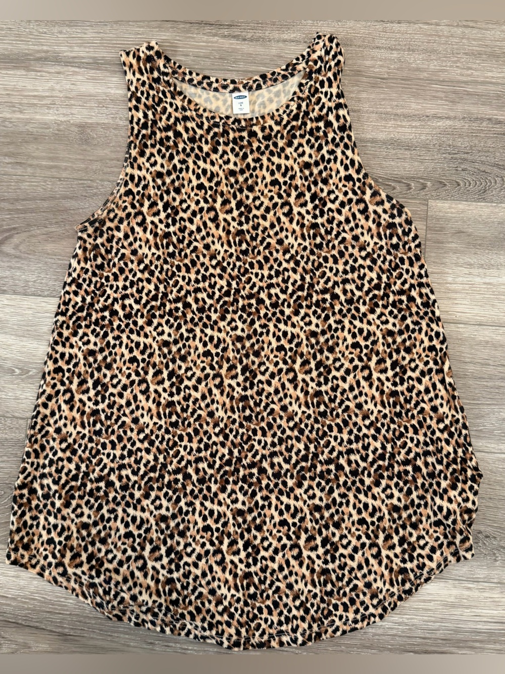 Women's Leopard Print Sleeveless Tank Top